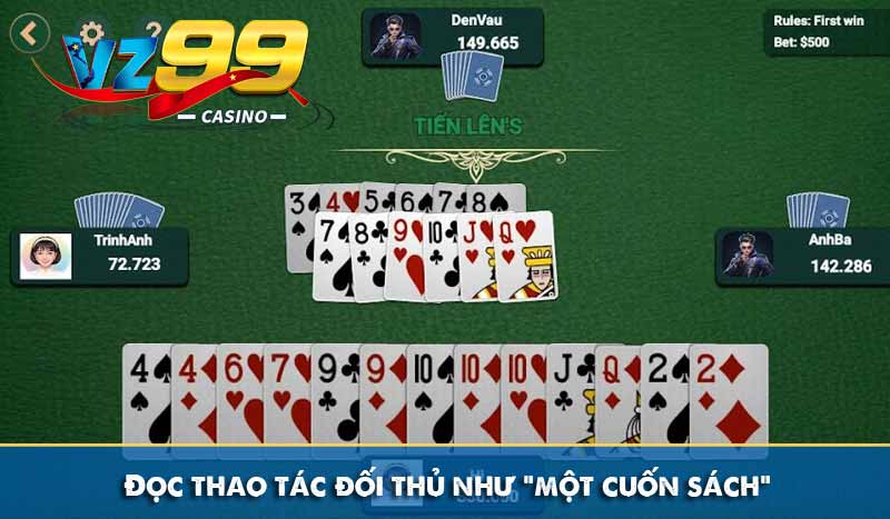 Đọc thao tác đối thủ như “một cuốn sách”